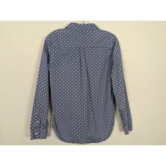 Victoria's Secret polka dots lace up blouse S/P - Picture 2 of 7
